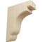 Ekena Millwork 3 1/2"W x 8 1/2"D x 11"H Bedford Bracket, Rubberwood BKTW04X09X11BERW - alternate 1